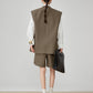 Gold Eyelet Big Vest / Wide Half Pants FER0281