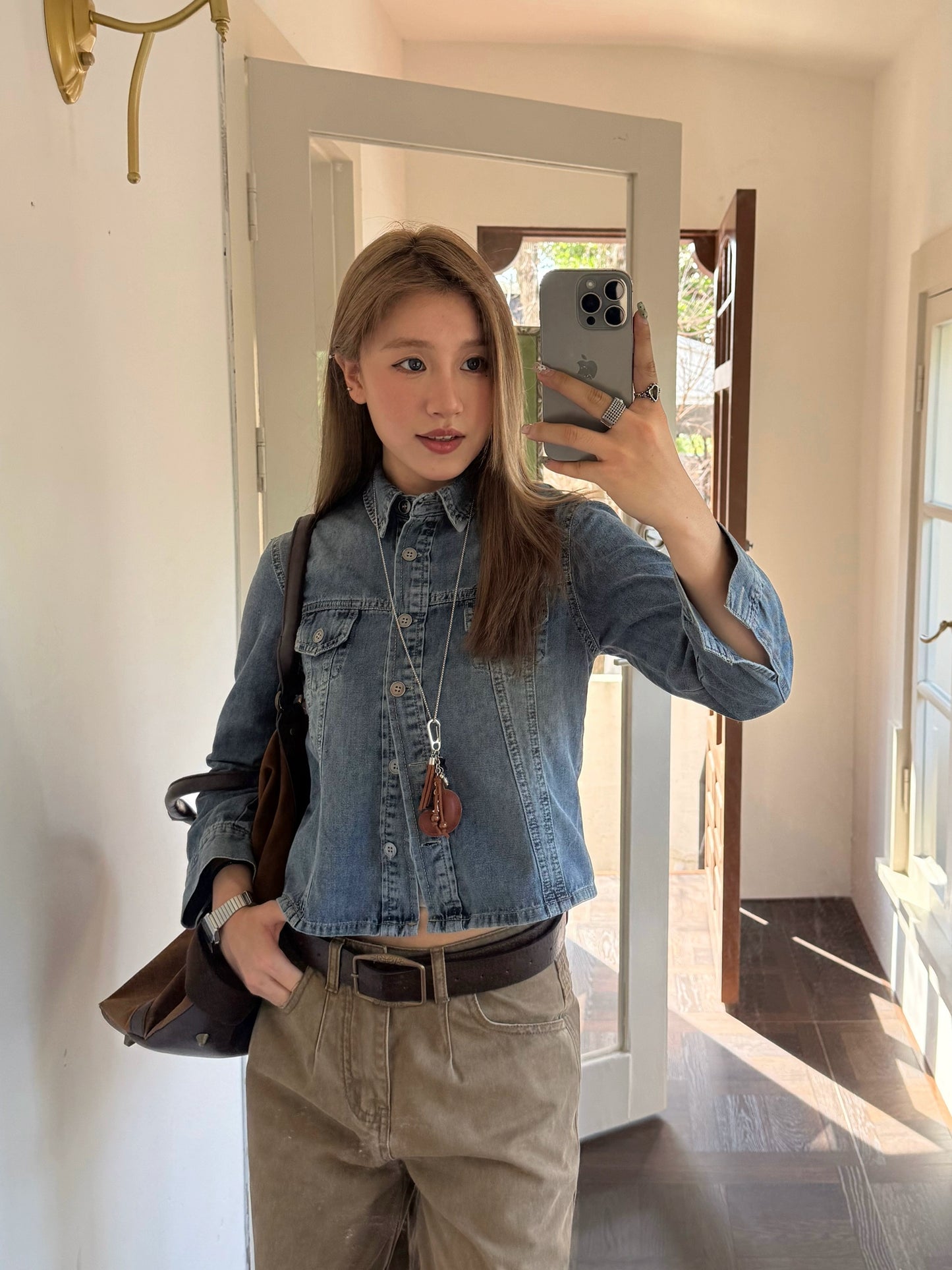 Cropped Denim Jacket CYE0047