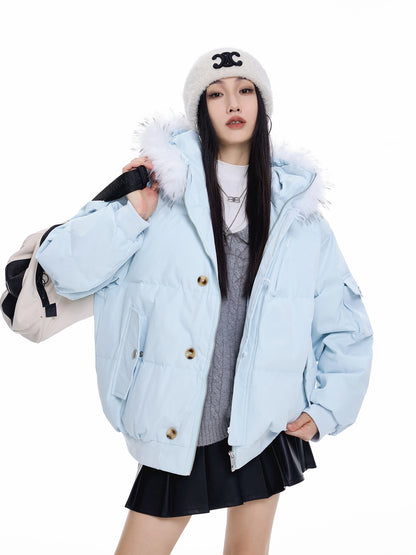 Fur Hood Down Jacket ICM0100