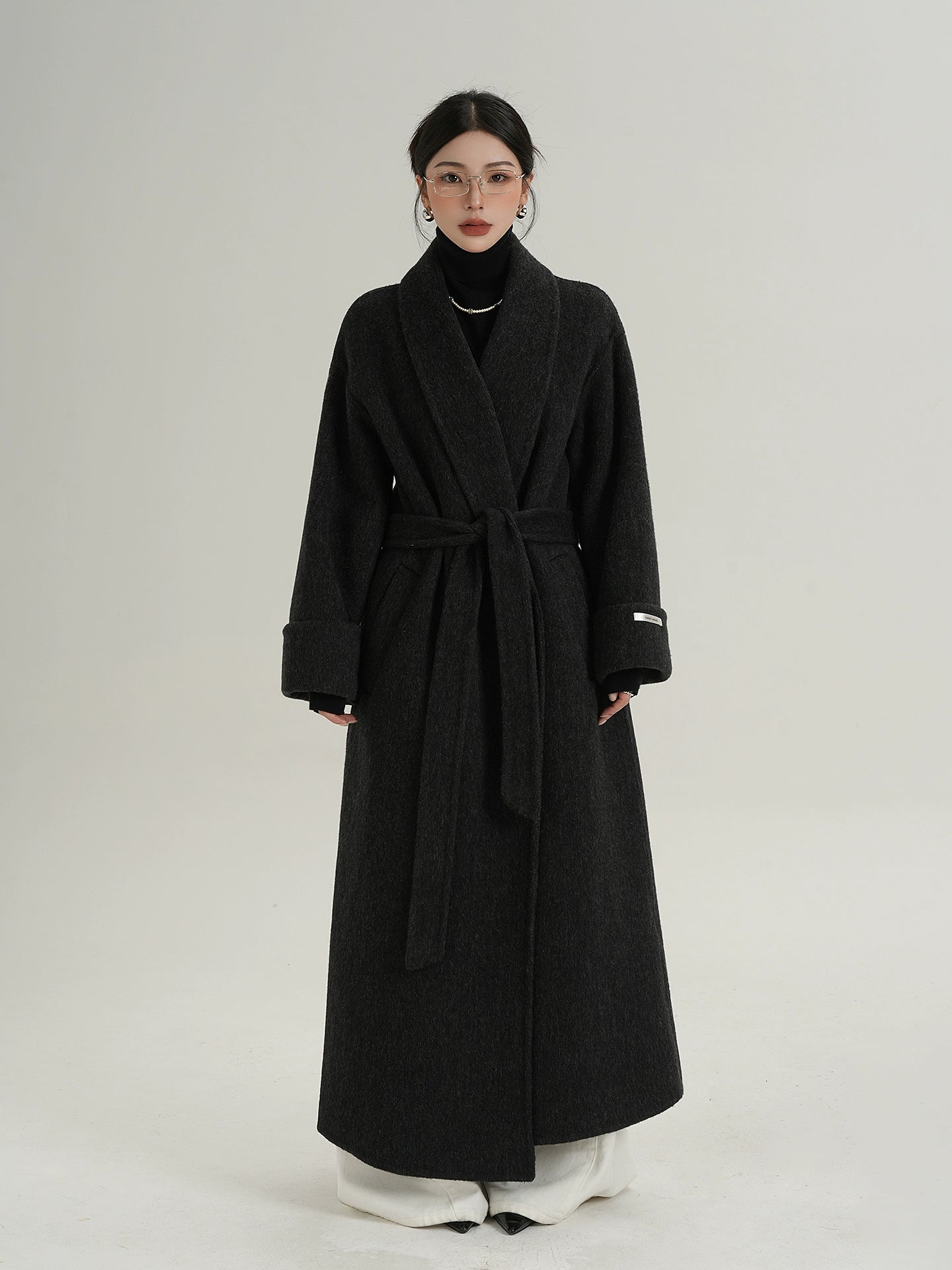 Elegant Long Wool Coat SRS0401