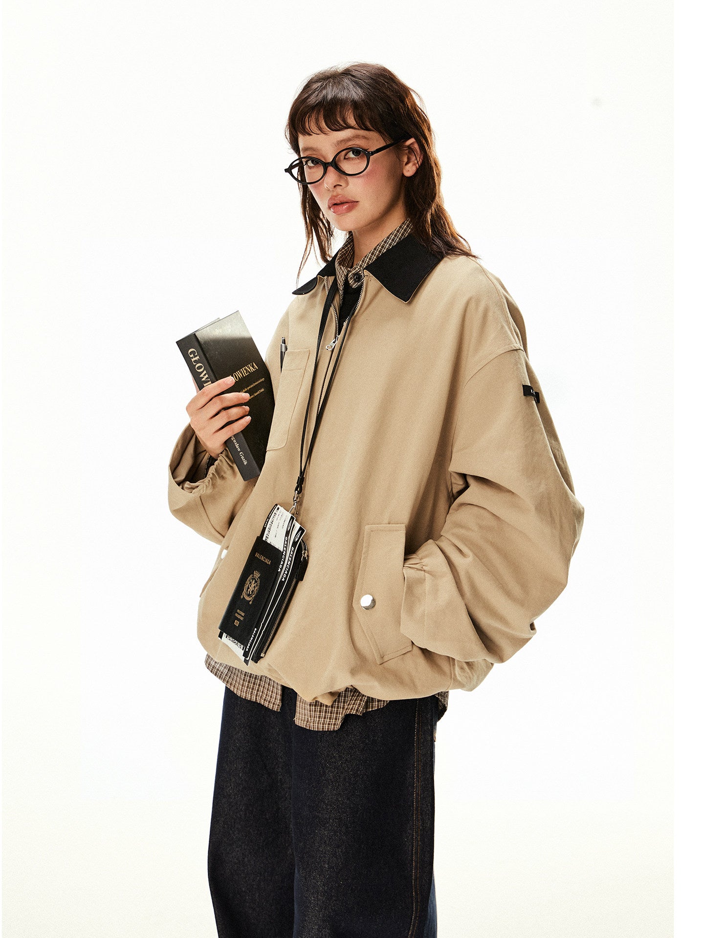 Vintage Style Work Blouson EZK0090