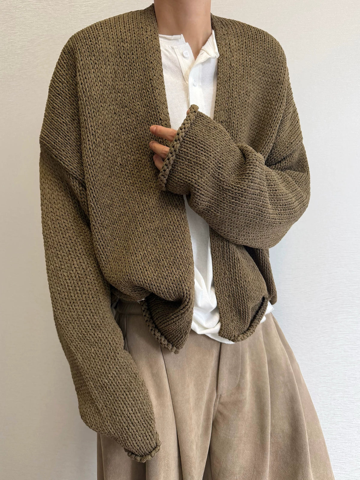 Chunky Knit Front Cardigan  DAZ0004