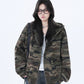 Camouflage Zip-Up Hoodie WLS0008