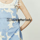 Blue & White Strap Dress LLA0095