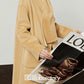 Long Coat With Scarf/Mini Skirt LLA0543