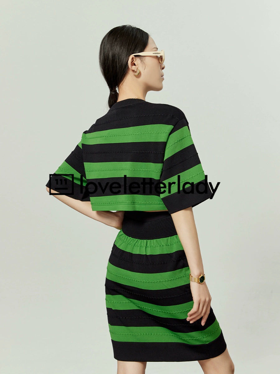 Street Wide Border Dress LLA0150