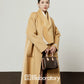 Long Coat With Scarf/Mini Skirt LLA0543