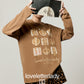 Cat Full Print T-Shirt / Leopard Casual Pants LLA0655