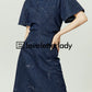 Deep Sea Blue Dress LLA0152