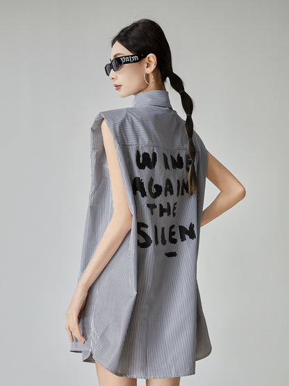 Striped Sleeveless Shirt / Shorts FER0087