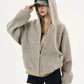 Thin Striped Zip-Up Hoodie MAD0005
