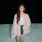 Collarless Fur Coat/Mini Skirt OLD0003