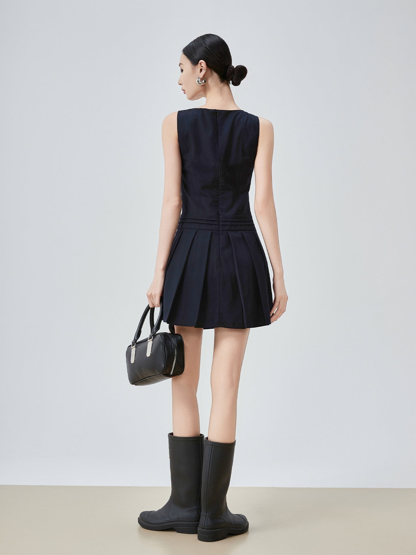 Square Neck Mini Dress FER0218