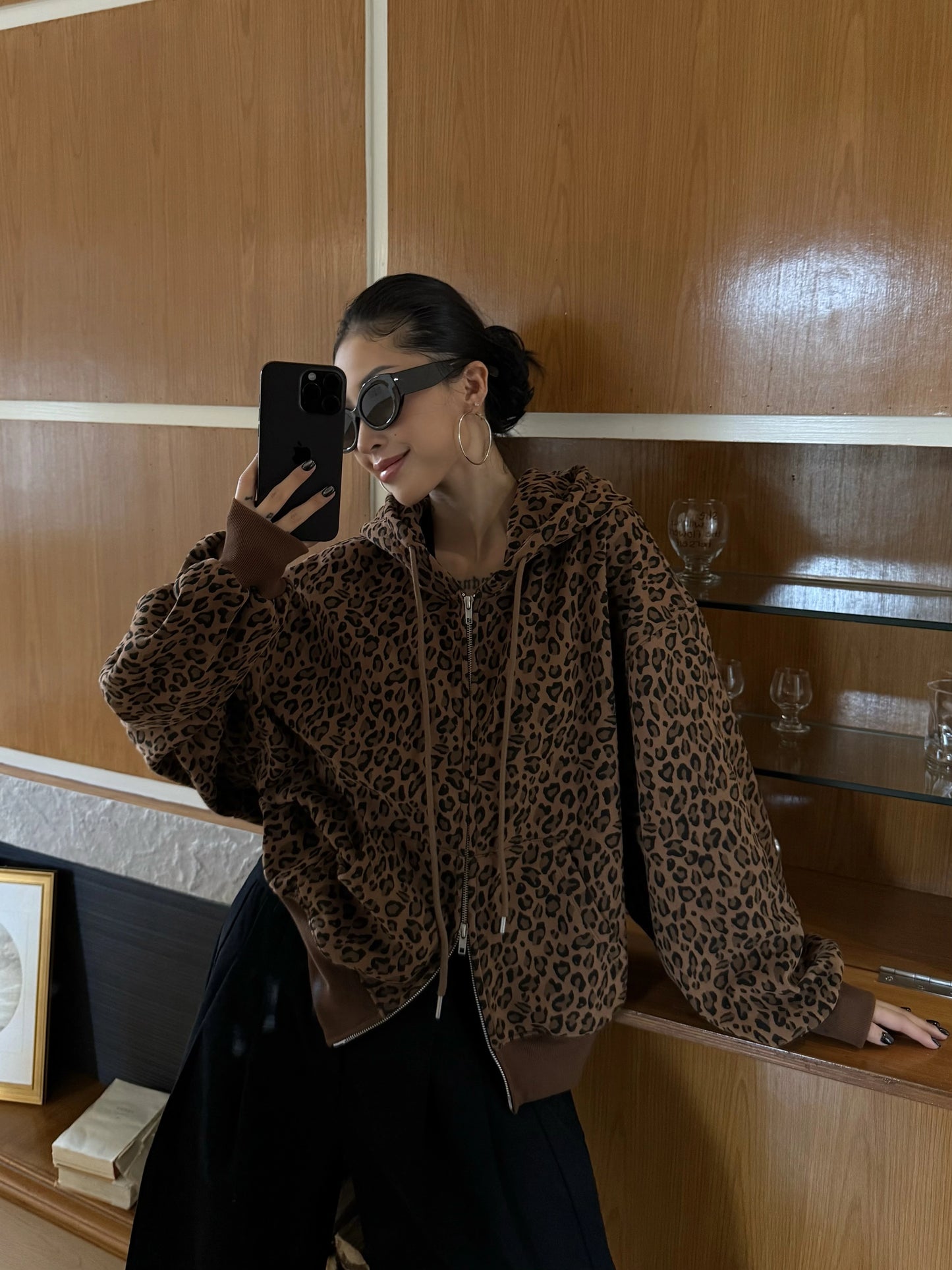 Leopard Long Sleeve Jacket ZRS0094
