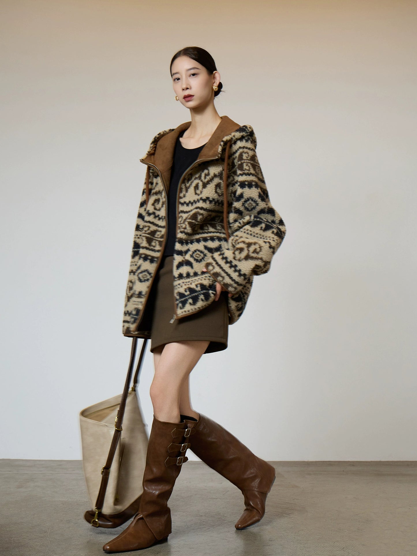 Vintage Nomadic Wool Hoodie SUY0001