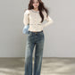 Round Neck Tight Knit Top WDB0025