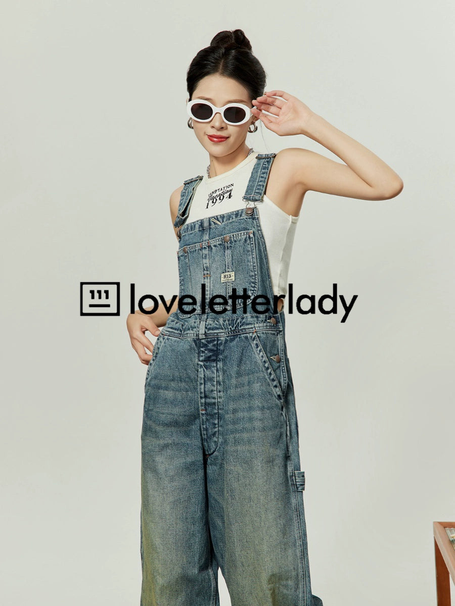 Vintage Denim Overalls LLA0161