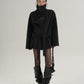 Stand Collar Wool Trench Coat SRS0376
