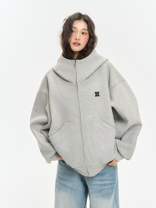 High-Neck Hoodie Jacket KIP0011