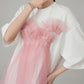 Tulle Layered Style T-Shirt Dress FER0137