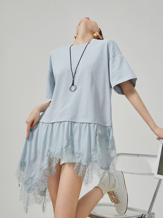 Asymmetric Design Mini Dress FER0236