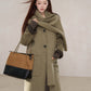Scarf Collar Wool Coat WDB0004
