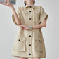 Pocket Mini Shirt Dress FER0094