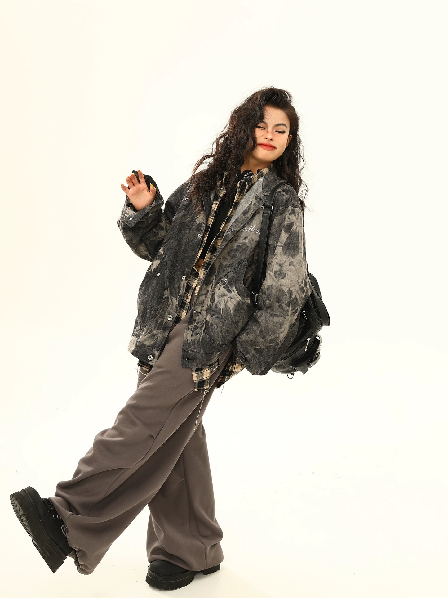 Tie-Dye Denim Jacket WDZ0044