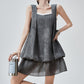 Square Balloon Mini Dress FER0252