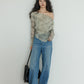 Asymmetrical Sheer Top VAS0071
