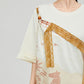 Horse-Handle Scarf Layered Dress FER0295
