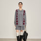 Argyle Knit Tops / Knit Mini Skirt SUY0028