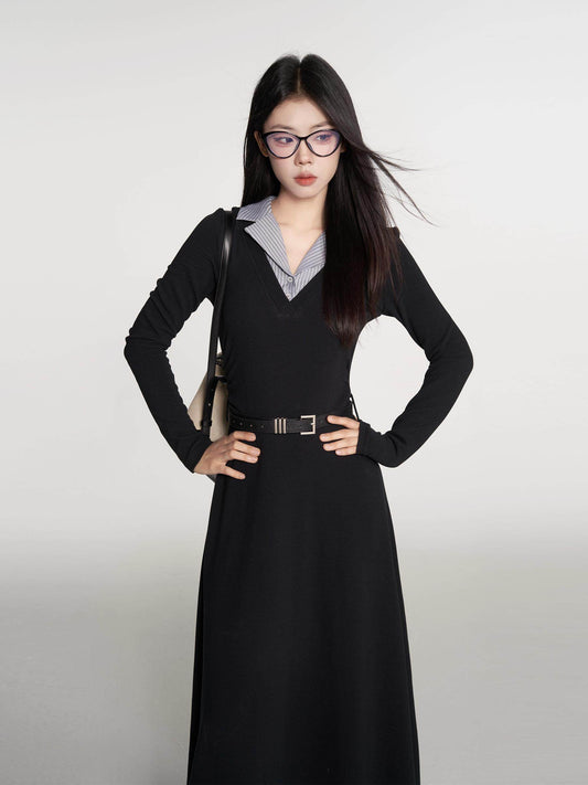 Shirt Layered Asymmetry Dress WDB0021