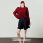 Border Long Sleeve T-Shirt / Relaxed Denim Pants LLA0517
