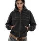 Studded Zip-Up Hoodie ZTS0031
