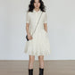 Plain Tiered Shirt Dress VAS0103
