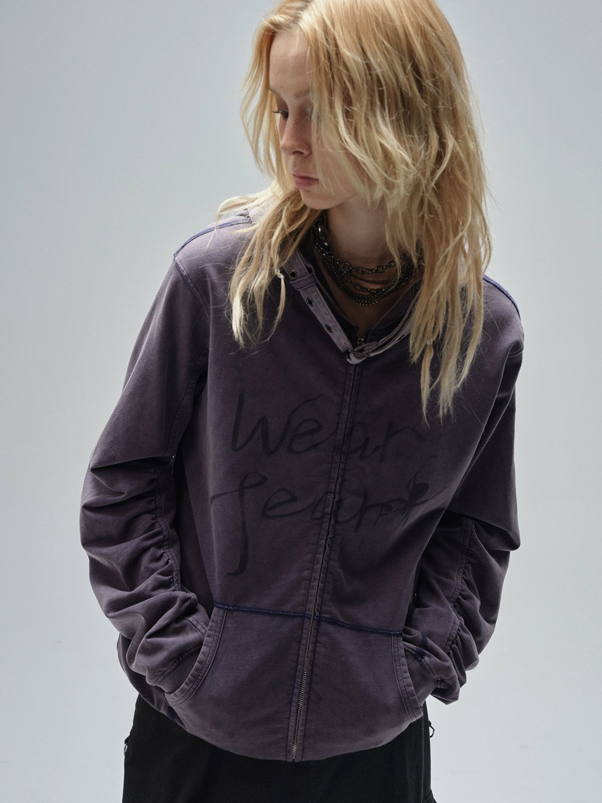 Punk Hood Zip Hoodie WAT0018