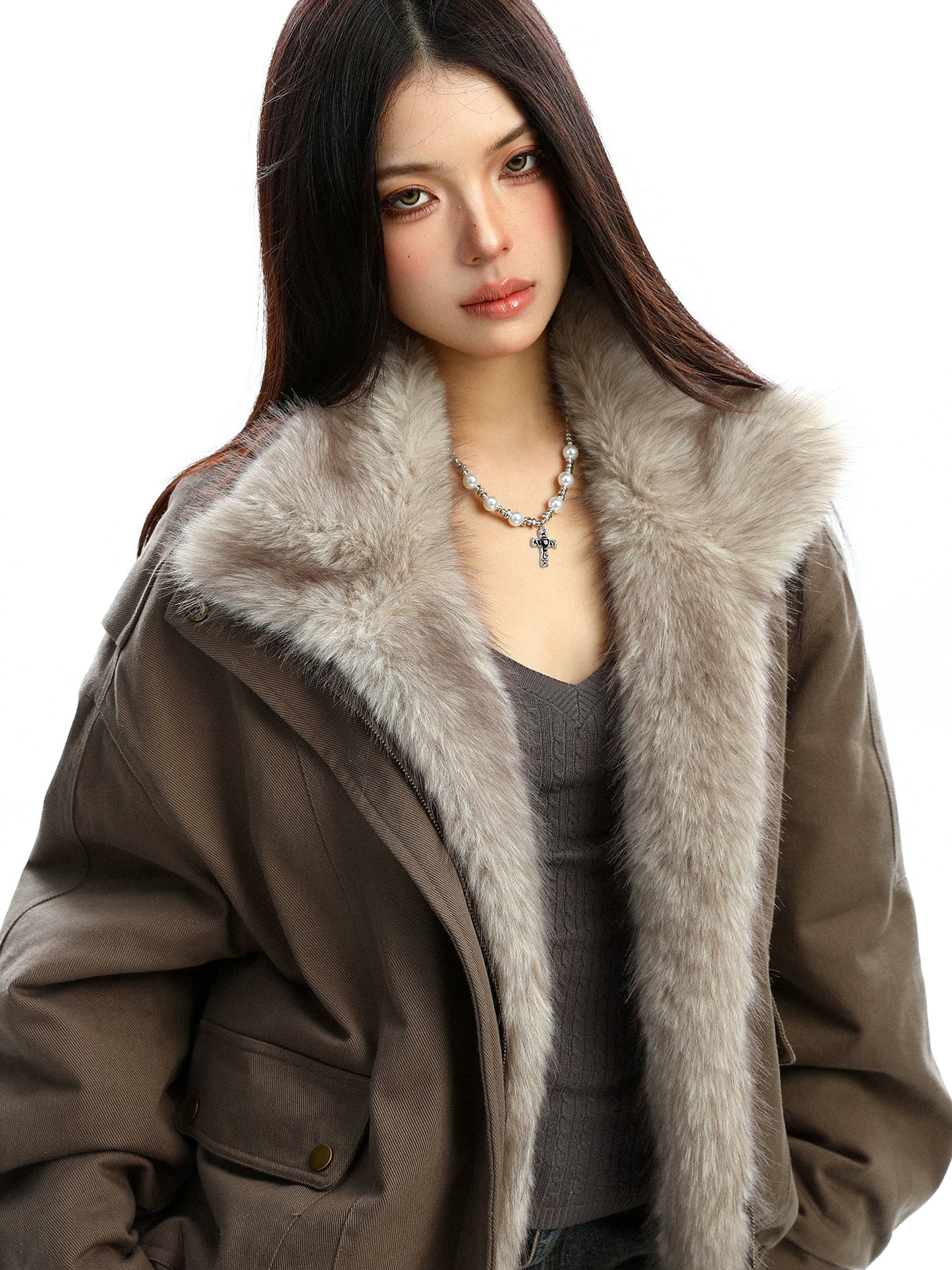 2way Faux Fur Blouson BGS0031