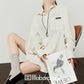 Loose Striped Shirt / Striped Mini Skirt LLA0511