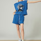 Dog Print Sleeveless Top / Shorts FER0322