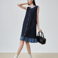 Gingham Check Sleeveless Mini Dress FER0280