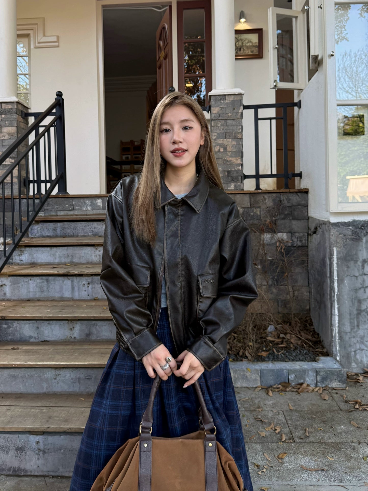 Vintage Leather Jacket CYE0087