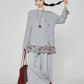 Patchwork Double-Layer Long-Sleeve T-Shirt FER0390