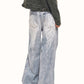 Wing Print Street Style Jeans ZTS0026