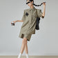 Spade Lace-Up Short-Sleeve Shirt / Shorts FER0088