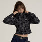 Star-Patterned Zip-Up Hoodie ONP0002