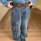 Multi Pocket Denim Pants CYE0065