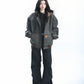Oversized Fur Hooded Blouson WLS0016