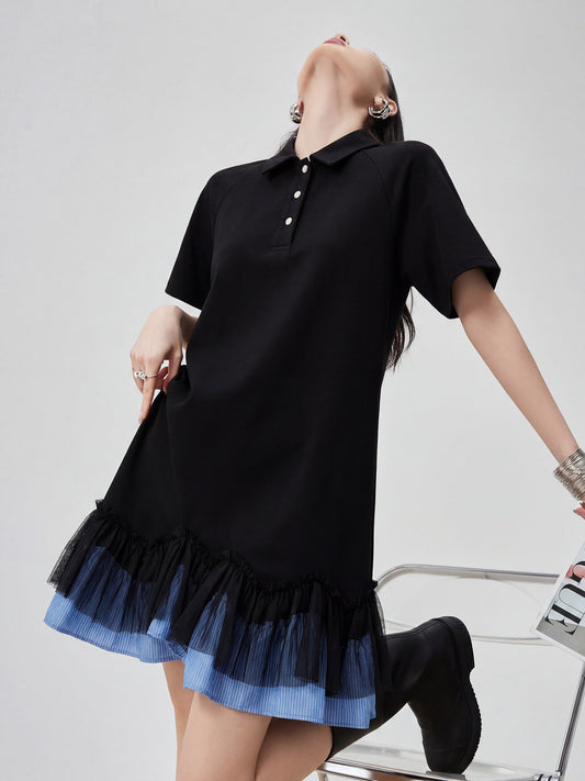 Docking Frill Polo Dress FER0305
