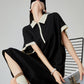 Bicolor Polo Mini Dress FER0122